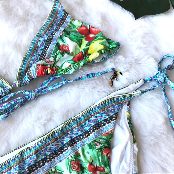 NEW Camilla One Flew Over Bird Bead Bikini - Picture 5 of 8